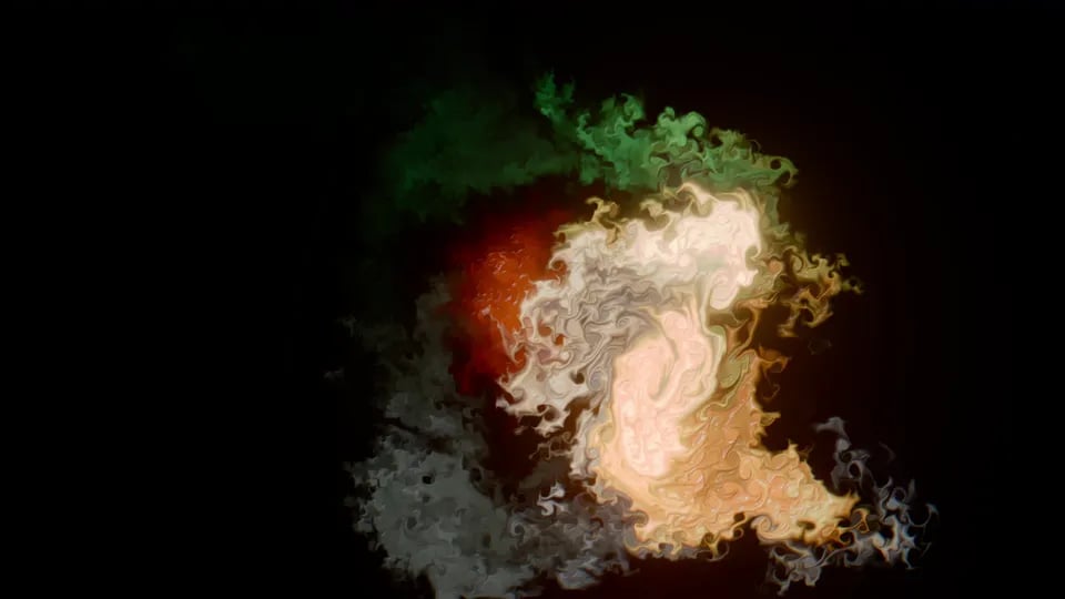 Liquid Silk with the Magma palette, recorded in the app